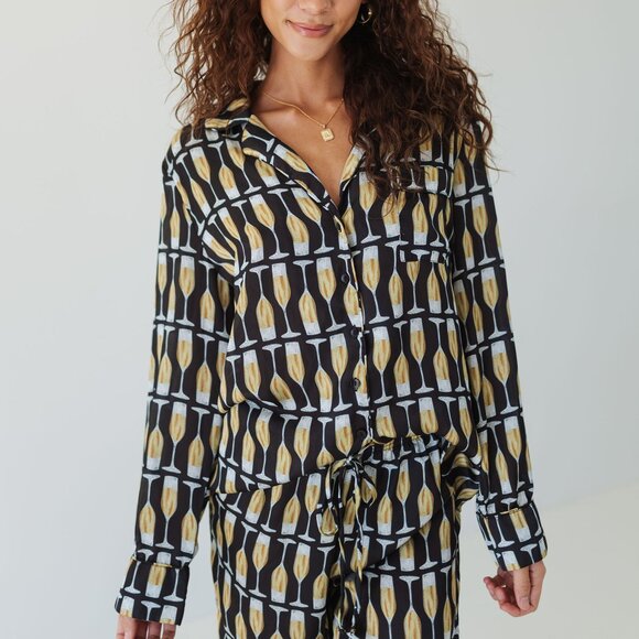 Classic PJ set | Champagne Silky | Show Me Your Mumu - Picture 3 of 5